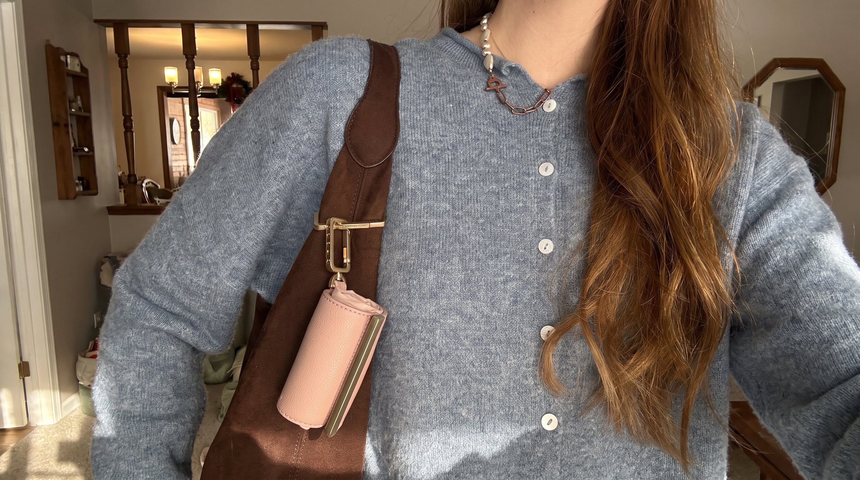 Bloome Tote worn crossbody